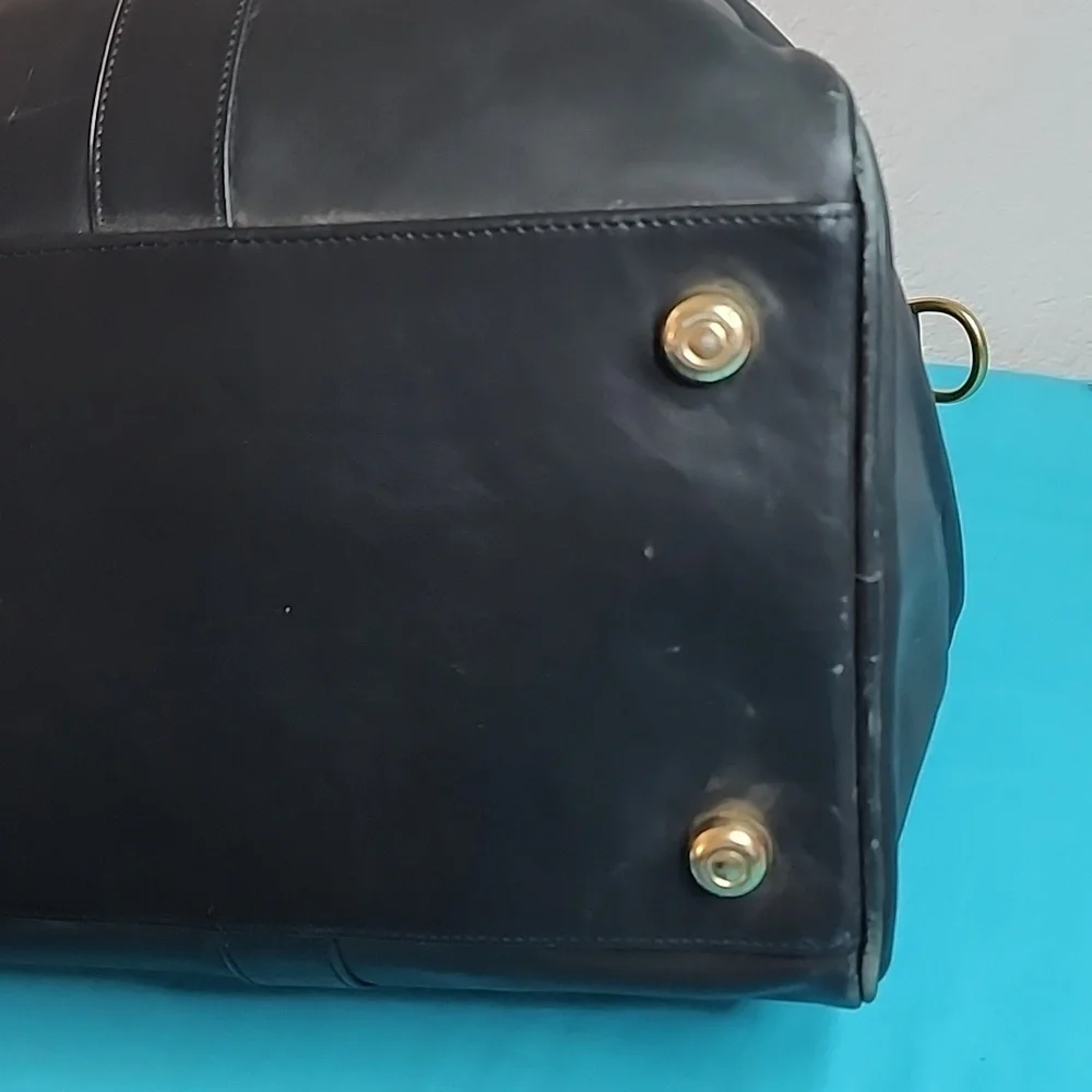 Rare Exclusive Coach x Lexus Limited Edition Black Leather Travel Luggage Bag